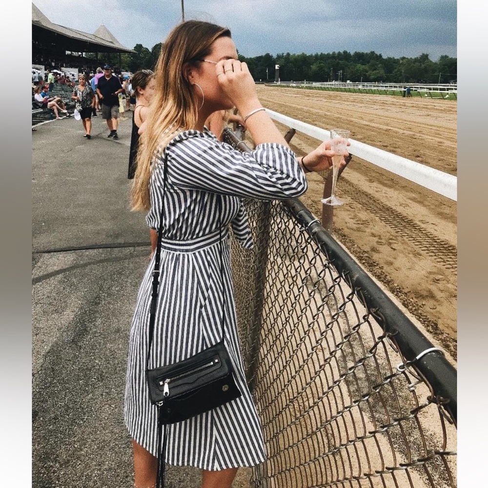 Madewell Stripe Midi Dress